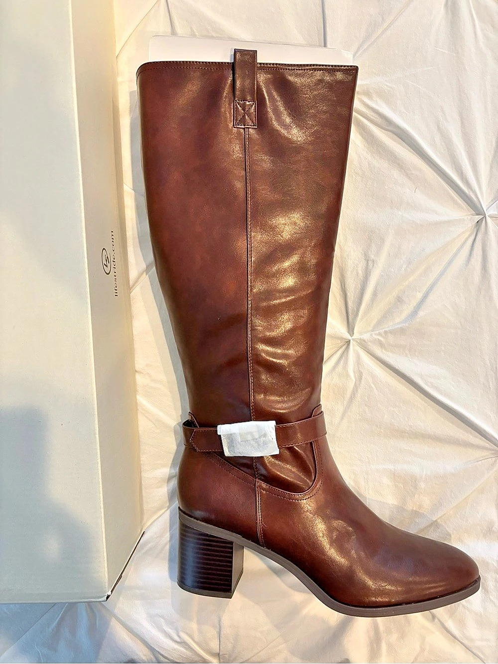 LifeStride Chestnut Women's Tall Heeled Boots Brown US 11 W NWT